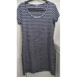Robe marinière bleu...