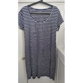 Robe marinière bleu...