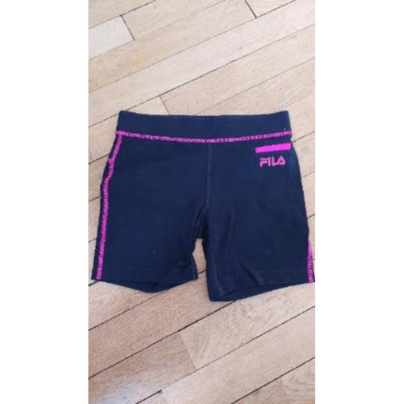 Shorts de sport noir/rose - Fila - 10/12 ans