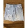 Jupe denim clair à trous - Pimkie - Taille 32