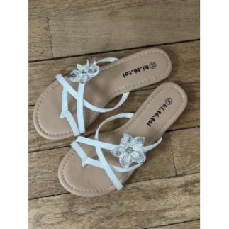 Sandales blanches enfant -...