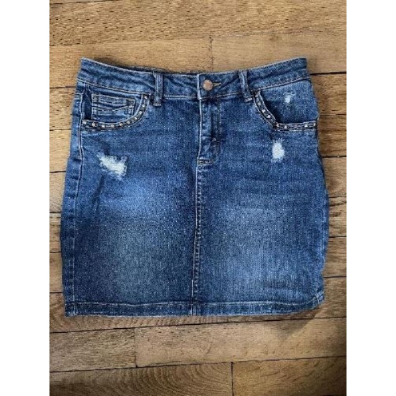Jupe denim bleu foncé Cache Cache - Taille S