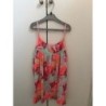 Robe multicolore motifs feuilles - 14/16 ans