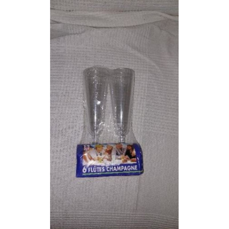 Flutes champagne plastiques (6)
