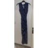 Combinaison pantalon rayé bleu et blanc taille M