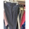 Pantalon rayé bleu 
