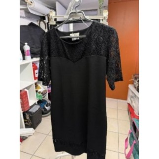 ROBE NOIR DENTELLE HAUT...