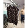 HAUT NOIR FLEUR ROUGE T40-42