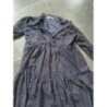 Robe fluide Promod bleue marine/or 42