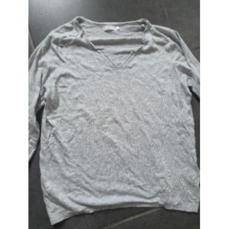 Pull fin gris taille L