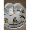 3 assiettes/2 coquetiers