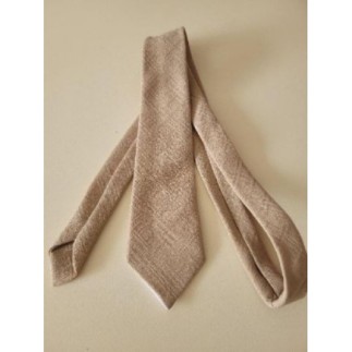 Cravate beige 