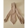 Cravate beige 