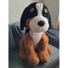 Peluche chien Bouvier Bernois 90cmx50cm. Bonne état
