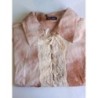 CHEMISIER MARRON MARBRÉ SINÉQUANONE TAILLE 42