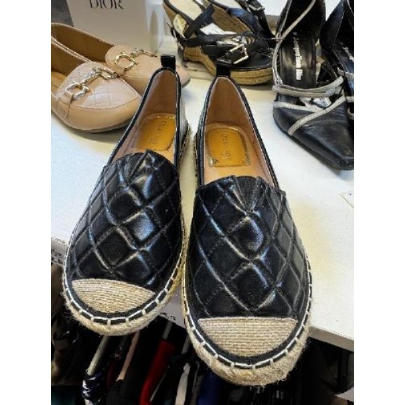 Ballerines matelassées neuves noir T38
