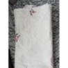 Drap 2 personnes brodé 