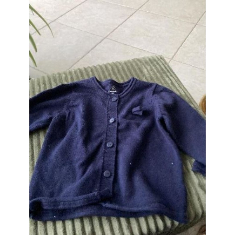 Gilet bleu 6 mois