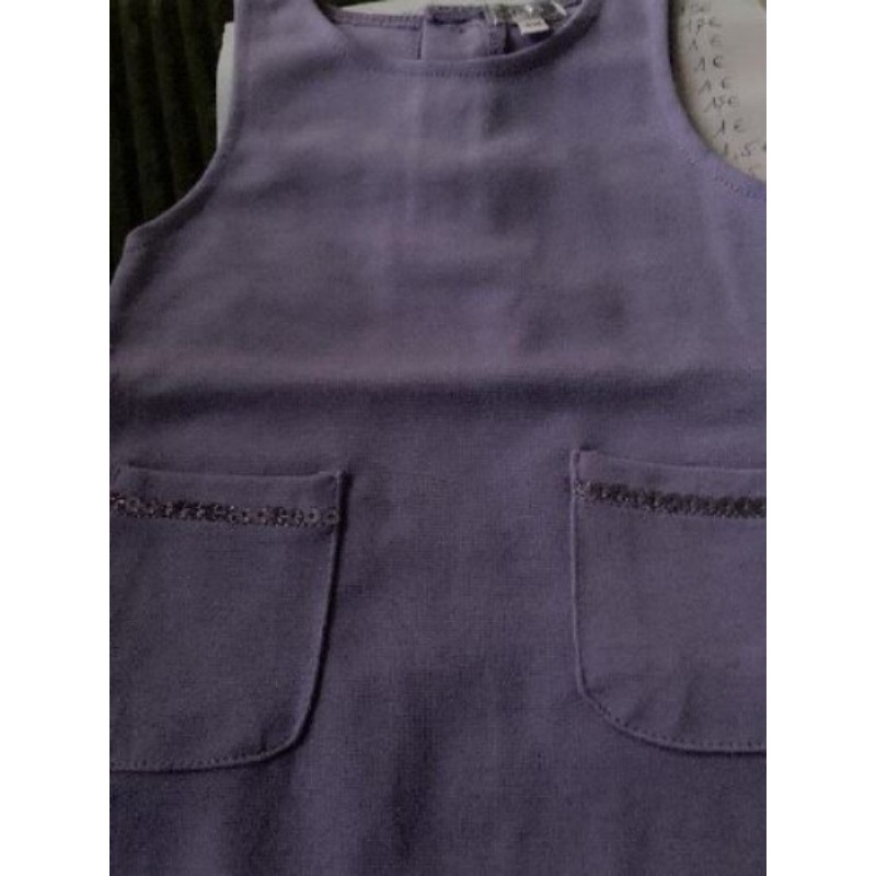 Robe violette 6 mois