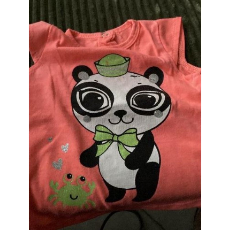 TEE shirt orange 6 mois 