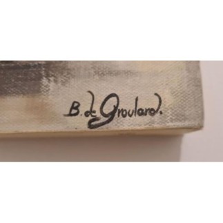 tableau original signé Brigitte de Groulard