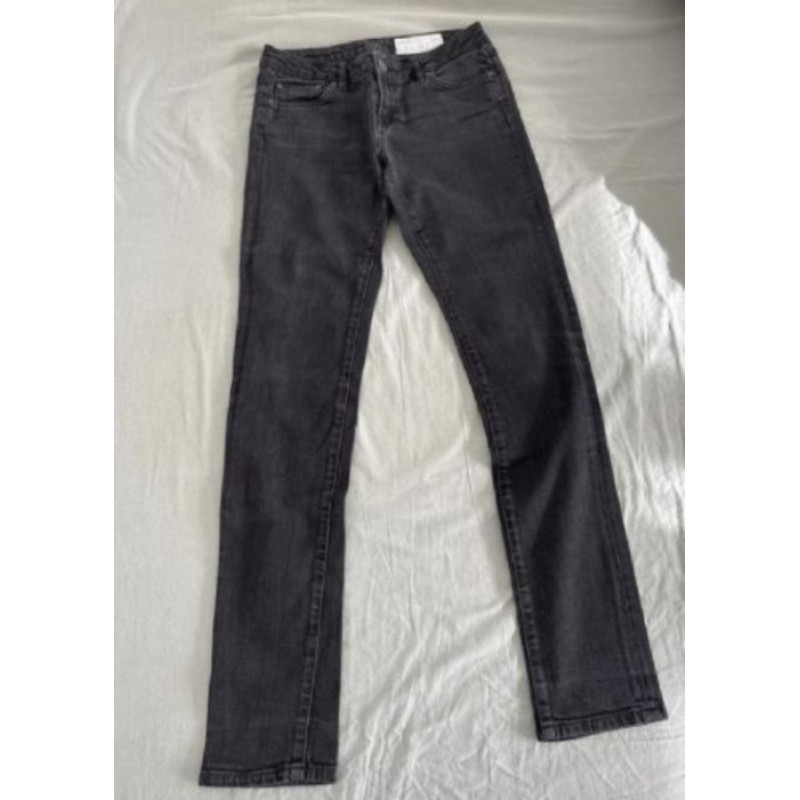 ALL SAINTS - Jeans coupe slim noir délavé - Taille 28/32