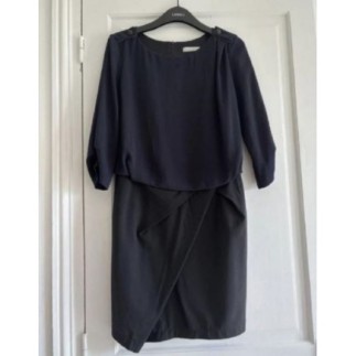 IKKS - Robe bleue marine et...
