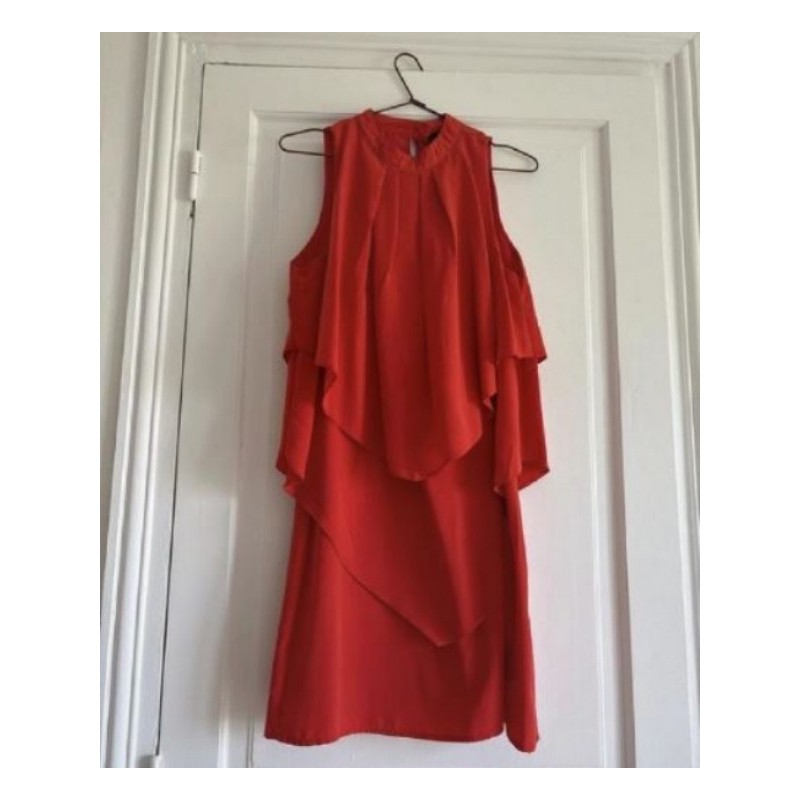 H&M - Robe rouge corail - Taille 38