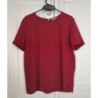 TOMMY HILFIGER - Blouse rouge manches courtes - Taille 38 - En excellent état