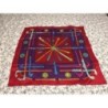 HERMES - Carré en soie 70x70cm - Modèle « Cannes et Pommeaux » - En excellent état