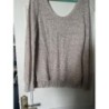 Pull beige brillantT40/42