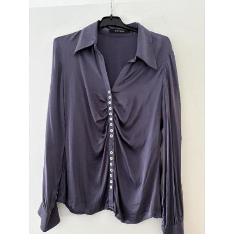 Chemise  soie mauve Caroll 42