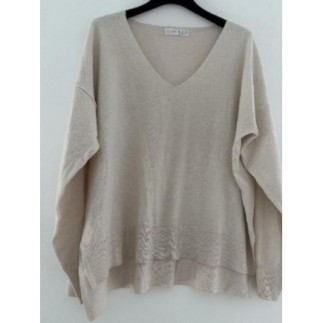 Pull beige primaire Xl