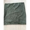 Housse de coussin velours vert