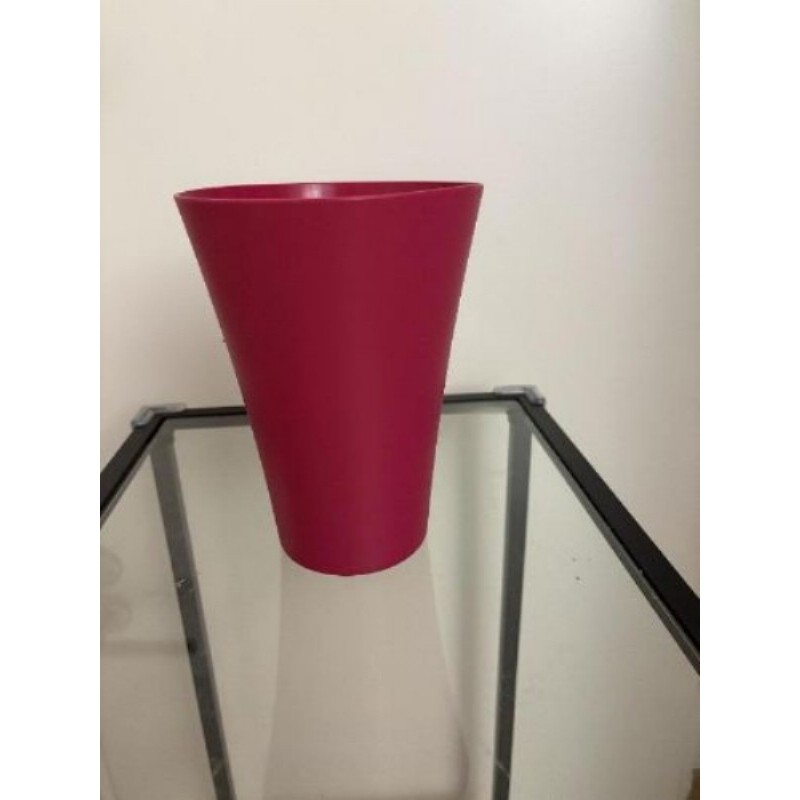 Vase rose en plastique Ikea