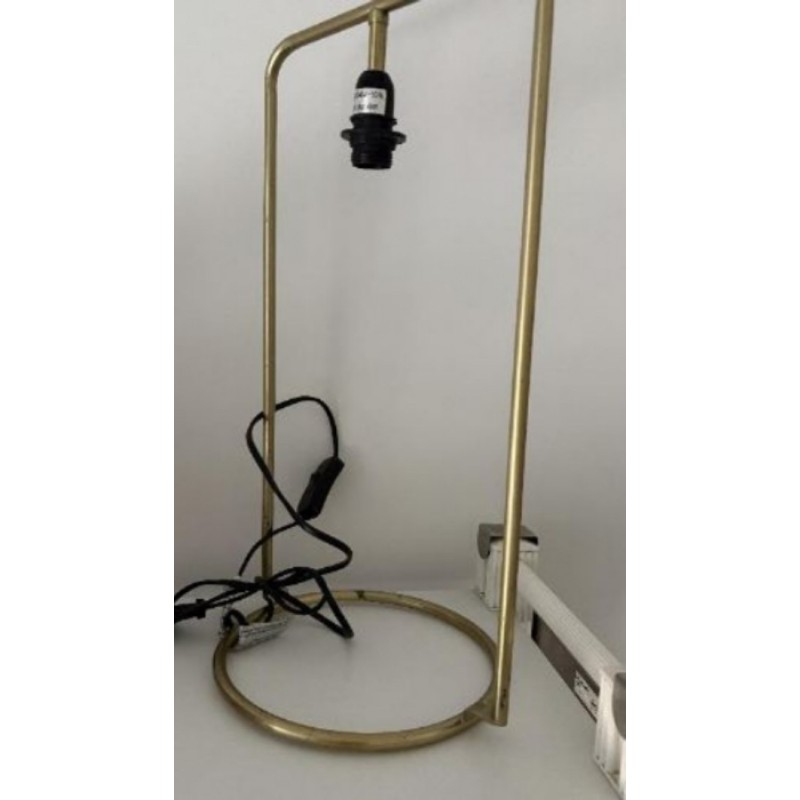 Support lampe vintage en laiton