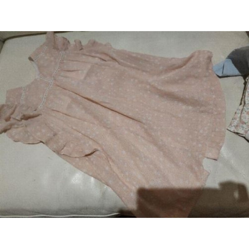 robe lola palacios 6 ans coton leger rose et etoiles