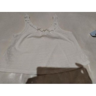 débardeur mango 3-4 ans blanc