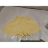 short monoprix jaune 6 ans fluide et taille smockée