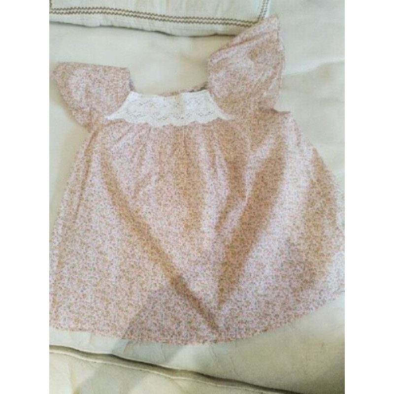 blouse dadati 5 ans liberty et broderie 