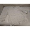 Blouse Maje T 2 /38 brodée blanc cassé