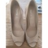 escapins Texto 37 cuir beige portées 1 journée 