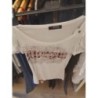 t shirt morgan S 36/38 blanc et imprimé