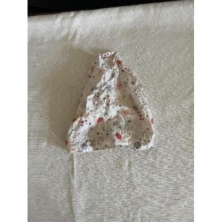 Chapeau tissu Gémo blanc à...
