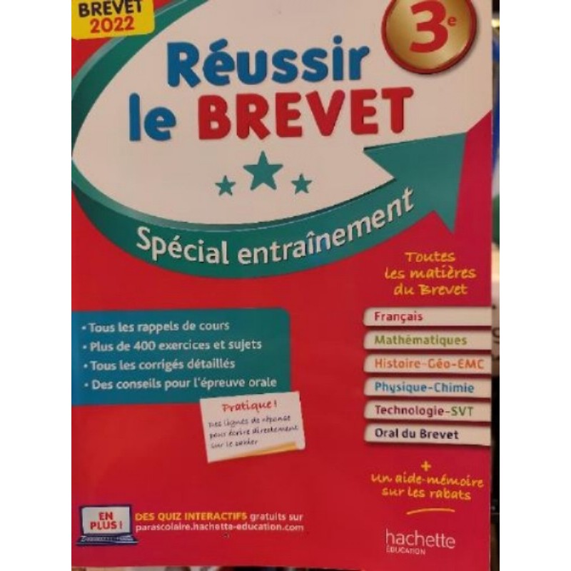 Manuel réussir le brevet 