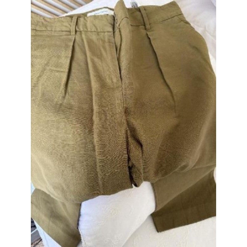 Pantalon Promod, taille 42 de couleur rouille