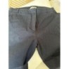 Pantalon camaïeu, taille 46 bleu à pois blanc