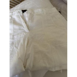 Pantalon blanc en blanc,...