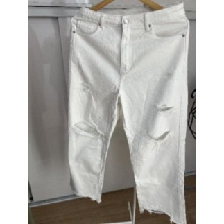 Jean blanc large femme...