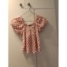 Haut rose et blanc Kiabi T10 ans 